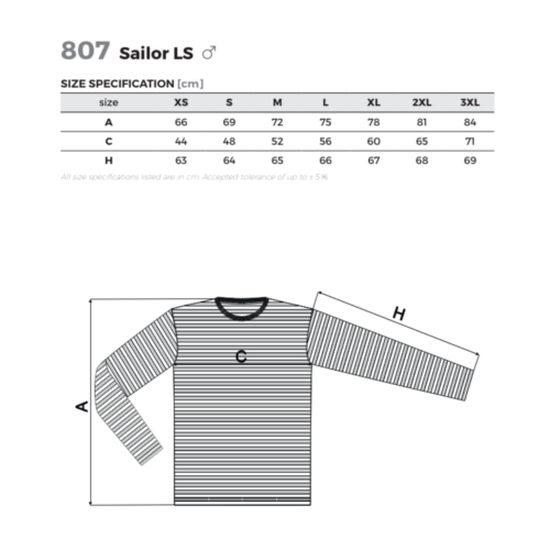 Särk Malfini SAILOR LS807 unisex