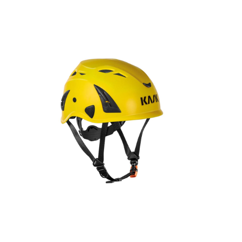 KASK Superplasma AQ kaitsekiiver, 4-punkti rihmaga, kollane