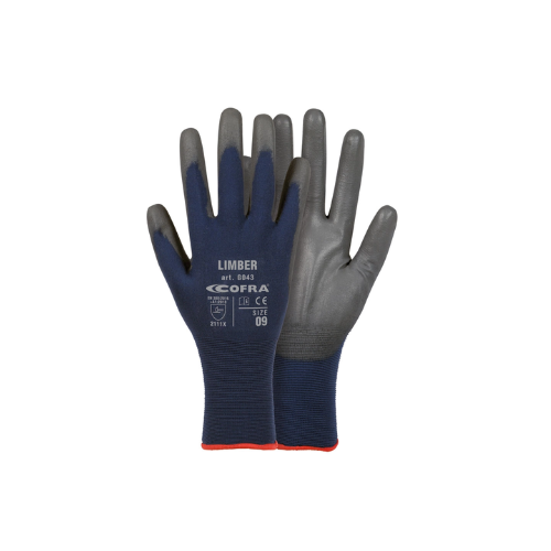 Töökindad Cofra LIMBER õhukese PU kattega G043